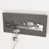 Geneva key rack souvenir / key board in gift box, modern key holder in factory urban design