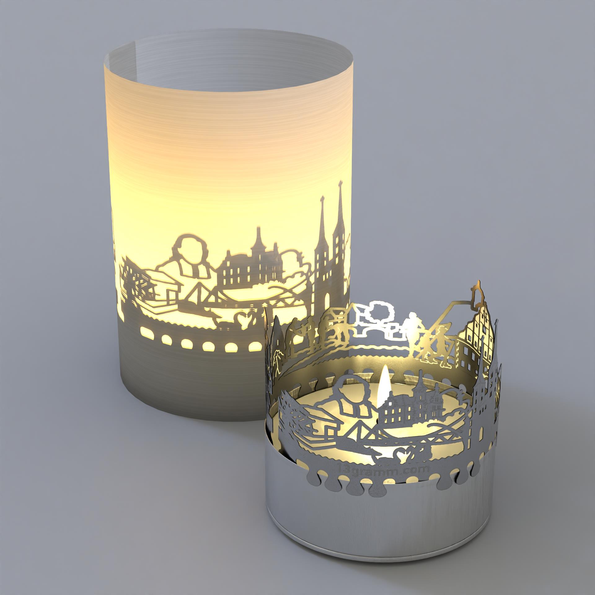 1282_grimma_mitbringsel_geschenk_motivkerze_schattenspiel_touristen_souvenir_atmosphaerisches-licht_postkarte_stimmungslicht_skyline_altes-rathaus
