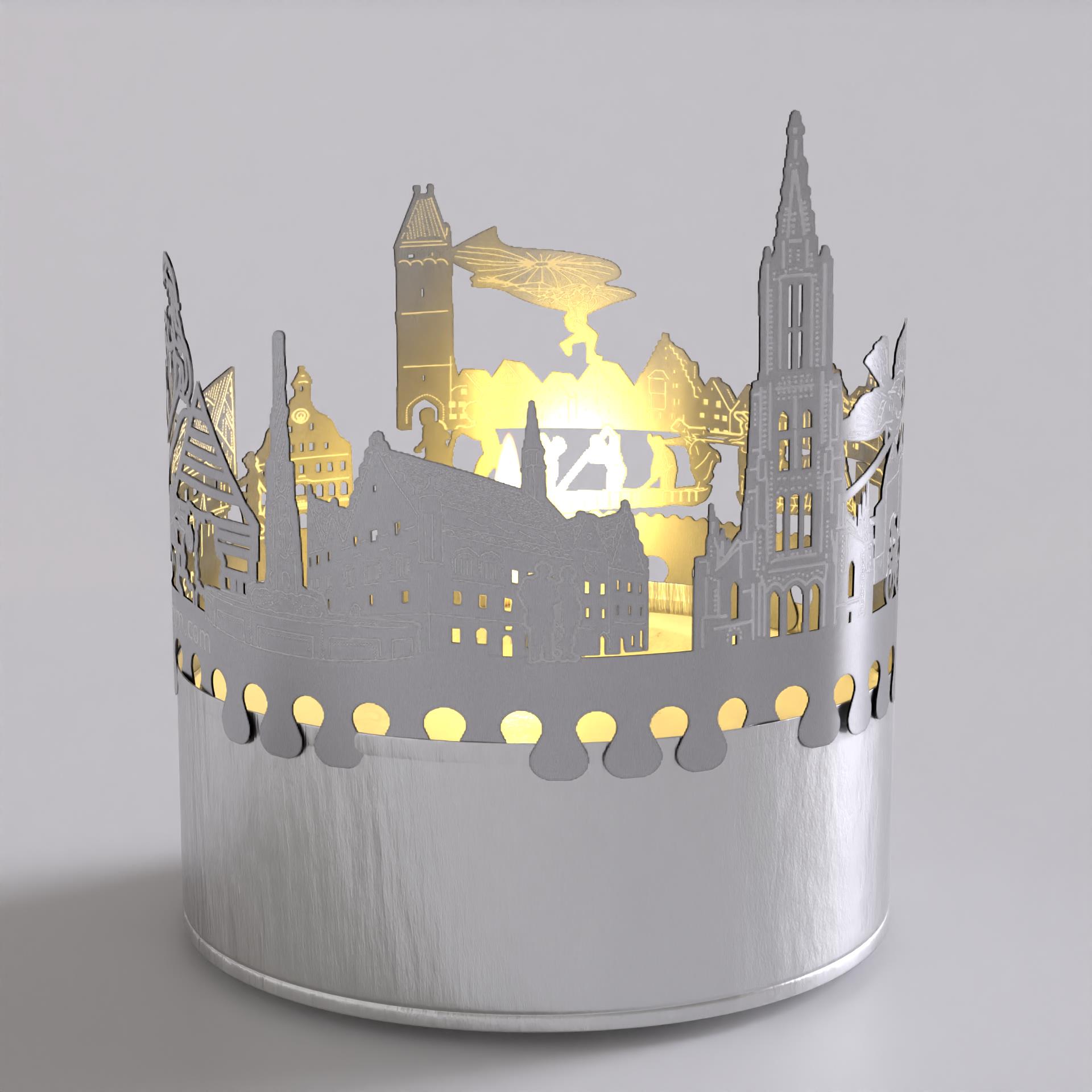 264_ulm_andenken_city-light_skyline_schattenspiel_ulmer-muenster_ulmer-spatz_stadthaus-ulm_rathaus-ulm_schwoermontag_schwoerhaus-ulm_postkarte