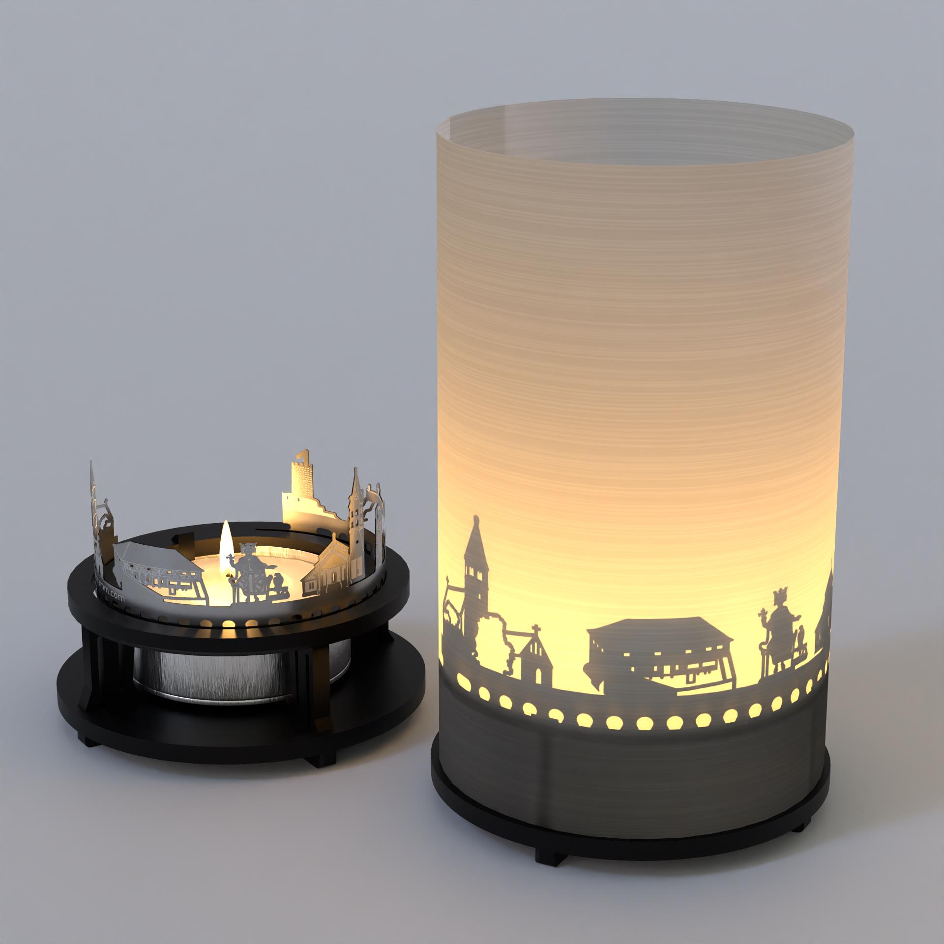 3111_schwaebisch-gmuend_kerze_skyline_schattenspiel_souvenir_geschenk_postkarte_atmosphaerisches-licht_stimmungslicht_tourist_andenken_stadtansicht
