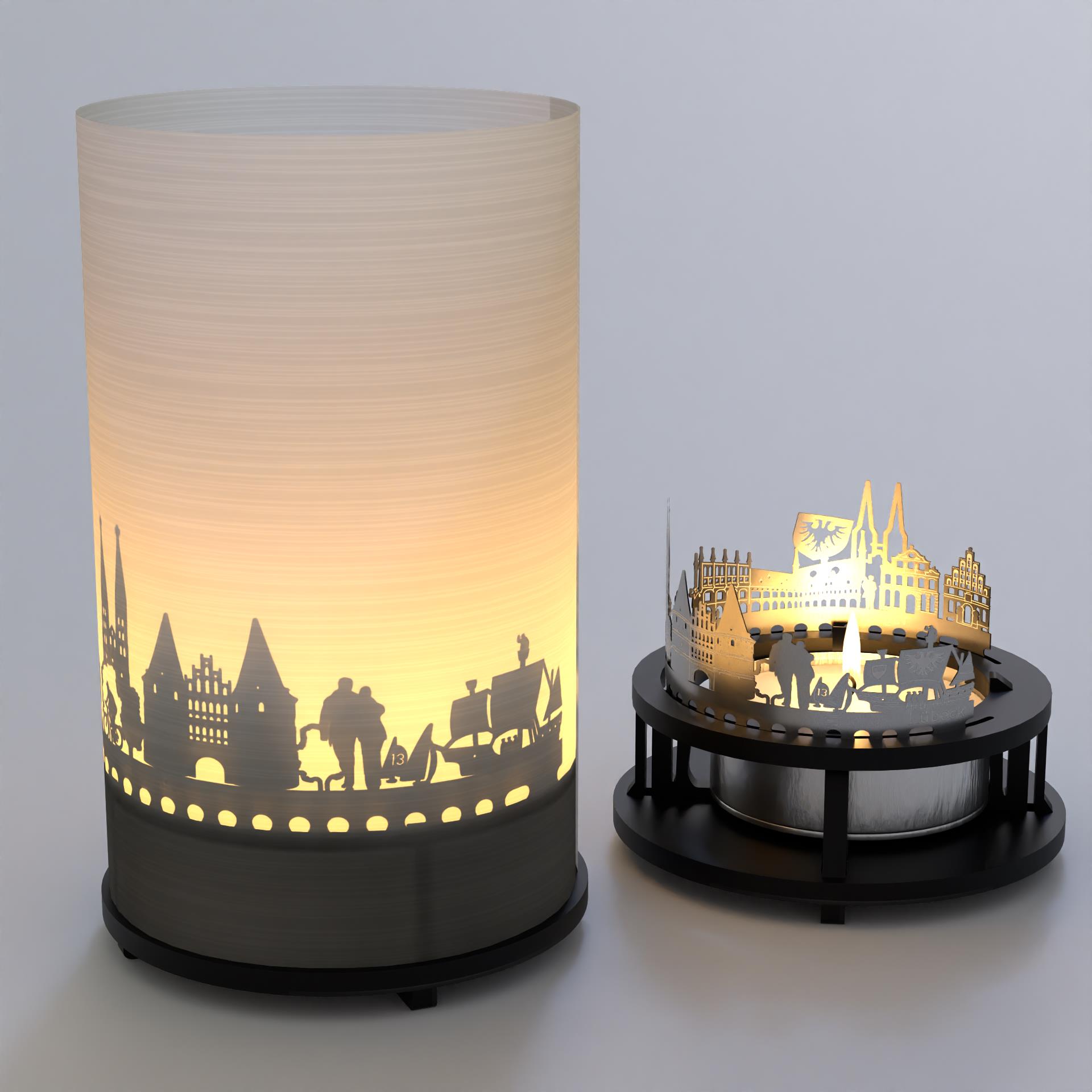 3136_luebeck_motivkerze_teelicht-windlicht_schattenprojektion_skyline_mitbringsel_urlaub_andenken_luebeck-stadtansicht_touristenattraktionen_postkarte