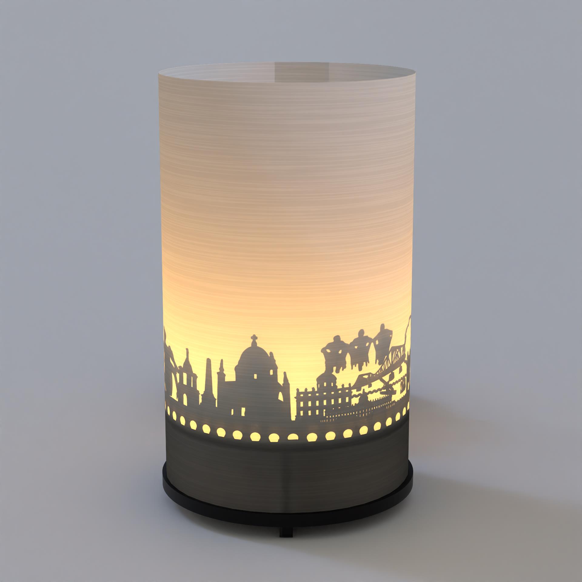 3259_potsdam_stimmungslicht_kerze_souvenir_postkarte_wahrzeichen_projiziertes-schattenspiel_friedrich-der-grosse_kulturstadt_filmstadt