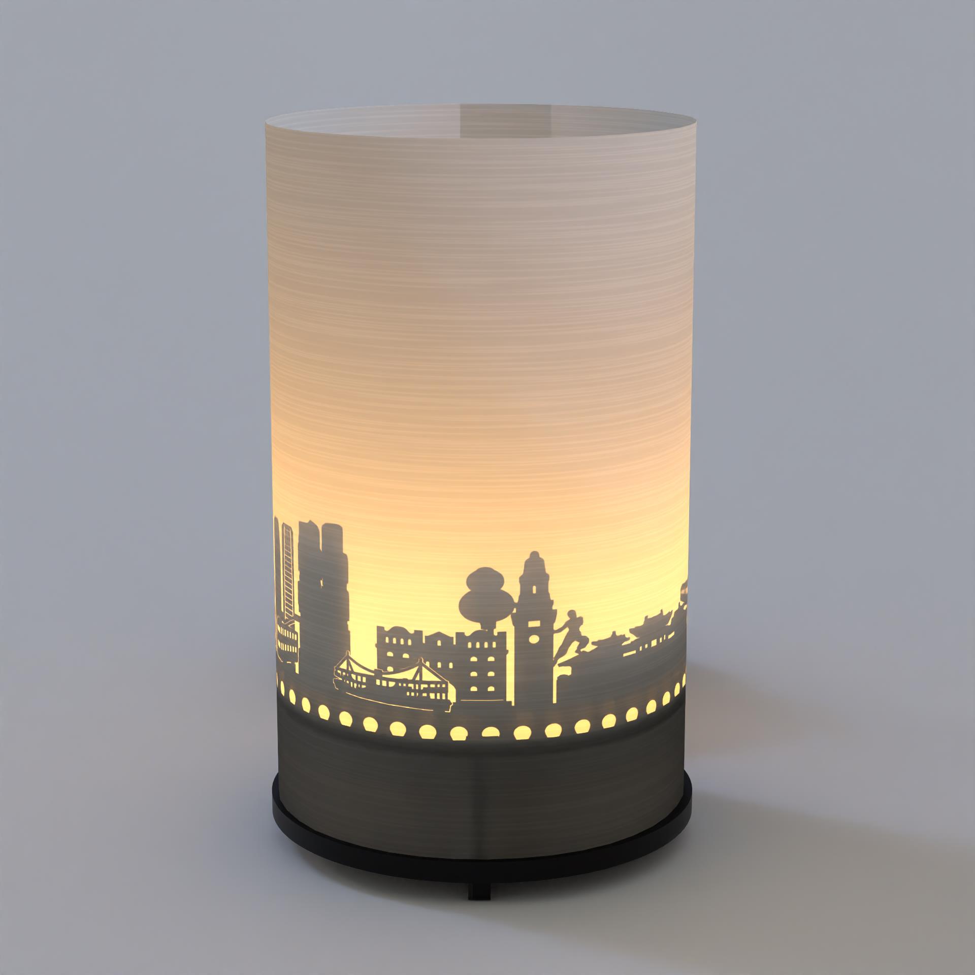 3411_hongkong_motivkerze_schattenspiel_skyline_postkarte_chi-lin-nunnery_peak-tram_victoria-peak_pferderennen_the-big-buddha_lantau-island_b_o_c_tower