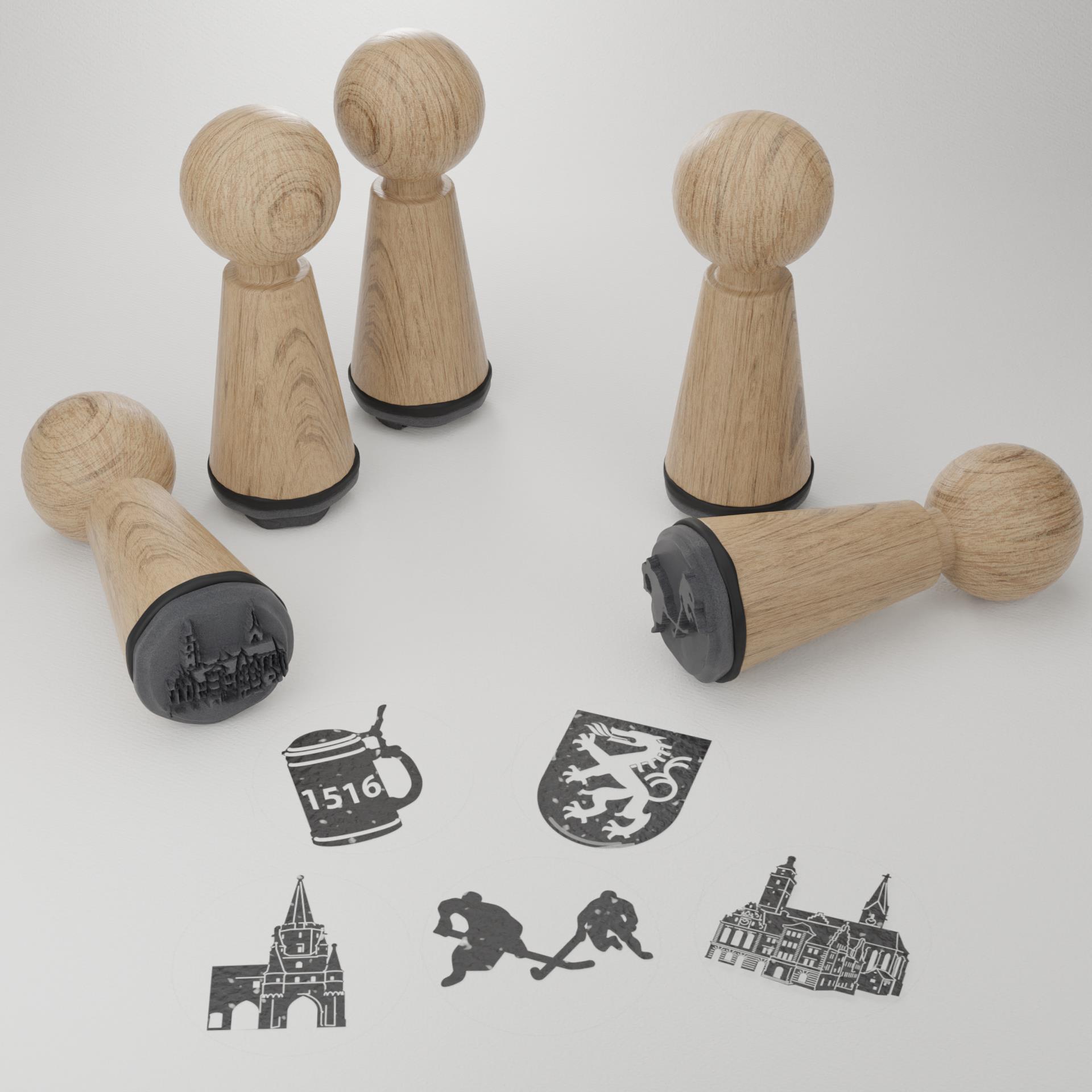 9139_ingolstadt_stempelset_basteln_diy_souvenir_postkarten_geschenkidee_personalisieren_kreativitaet_schreibwaren_donau_schloss_audi_hochschule